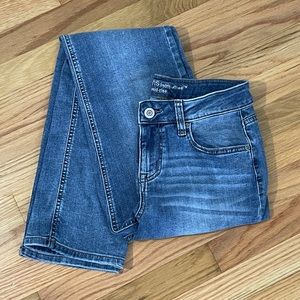 Mid Rise Boot Cut Jean